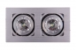 Preview: FCE 2  LED Spotlight 2x 1,2 Watt fokussierbar eckig