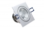 Preview: NE 10-105 Hochglanz-Reflektor LED Spot 10 Watt schwenkbar eckig