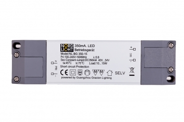 BG350-15 konstant Strom LED Konverter 350mA.  40 bis 56 Volt