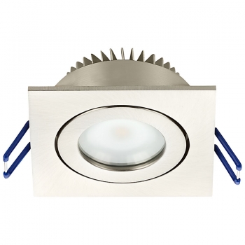 SFL07-68E Alu LED Spot max. 7Watt Watt ~ IP44 ~ 700lm ~ ultraflach 30mm 3K