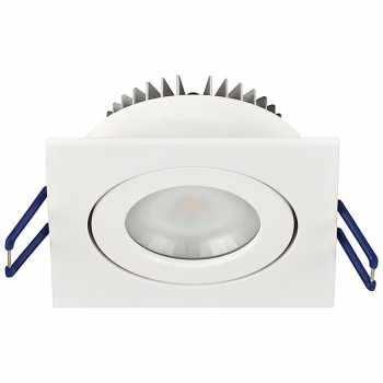 SFL07-68E weißer LED Spot max. 7Watt ~ IP44 ~ 700lm ~ ultraflach 30mm 3K