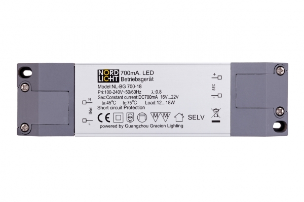 BG700-18 konstant Strom LED Konverter 700mA.  16 bis 22 Volt