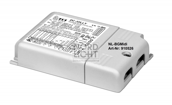 NL-BGMidi LED Betriebsgerät dimmbar über Taster oder 1-10V