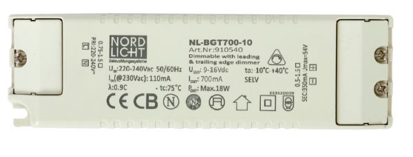 ABS08-68 LED Spot 7 Watt mit Anti-Blend-Reflektor Dimmset